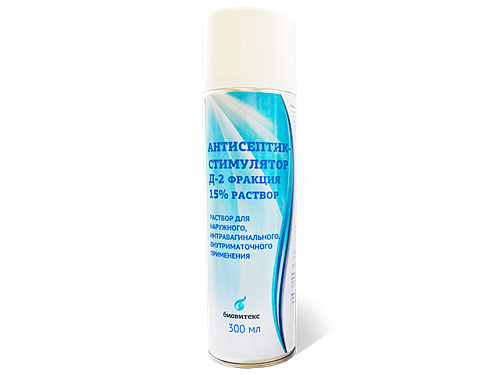 ANTISEPTIC STIMULANT D-2 FRACTION 15% SOLUTION AEROSOL (Poultry farming)